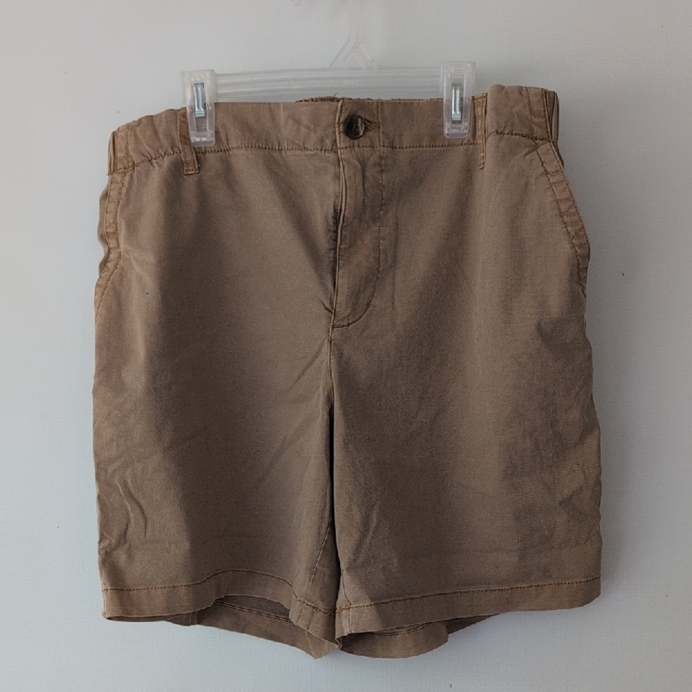 Old Navy Tan Flat Front Shorts Casual Style